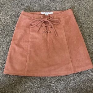 HYFVE Suede Skirt
